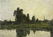 Paul Baum Landschaft am Fluss vor Gent china oil painting artist